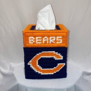 Chicago Bears NFL Tissue Box Cover NEW